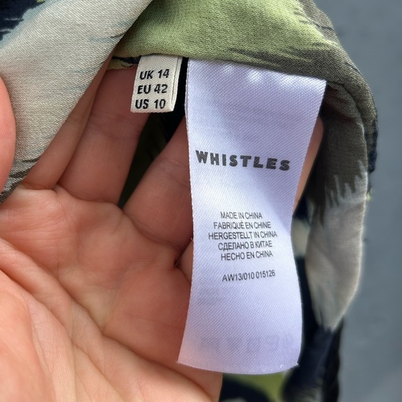 Whistles Silk Blouse, size 10 - Picture 6 of 7